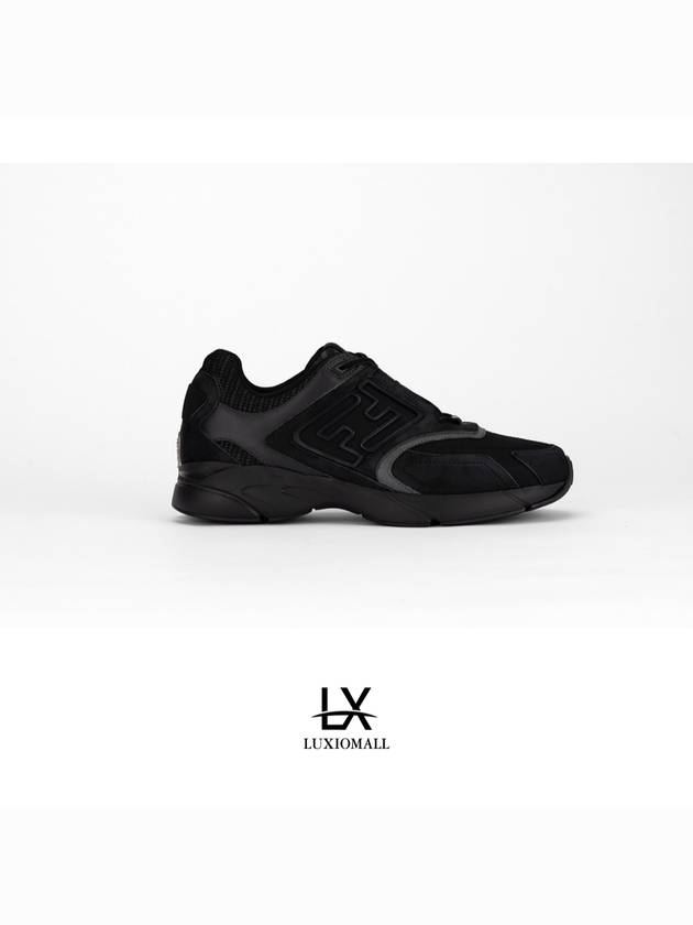 Fendi Faster Low Top Sneakers Black