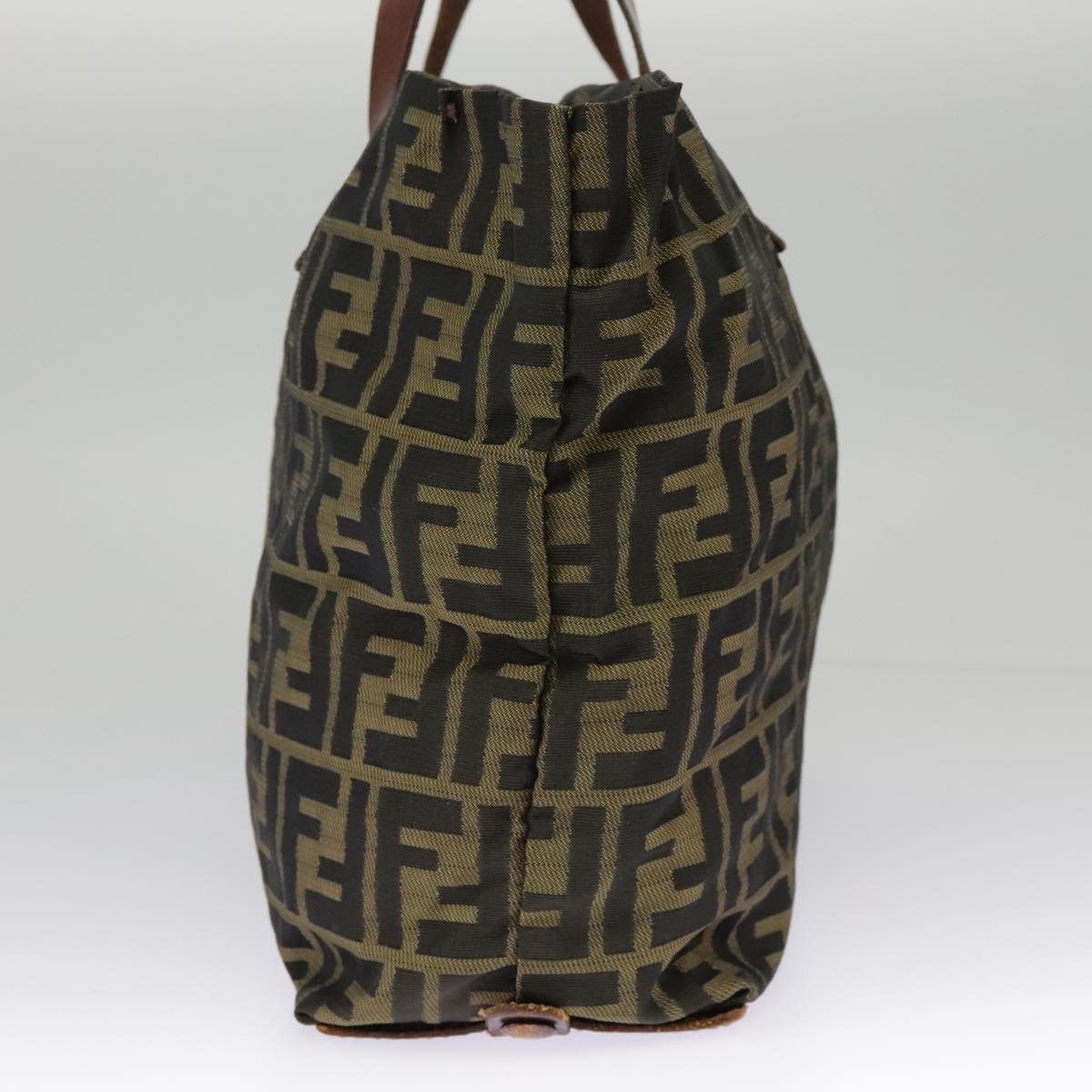 FENDI Zucca Canvas Tote Bag Brown Black98835