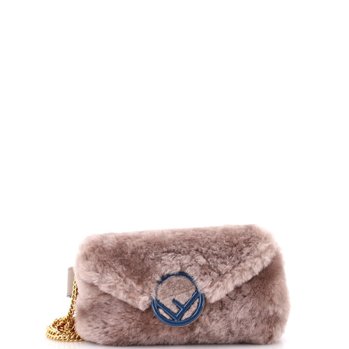FENDI F is Convertible Belt Bag Shearling