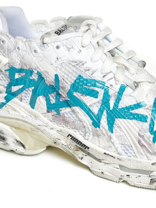 Balenciaga Runner Graffiti Low Top Sneakers White