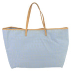 FENDI Zucchino Canvas Tote Bag Blue Silver99135