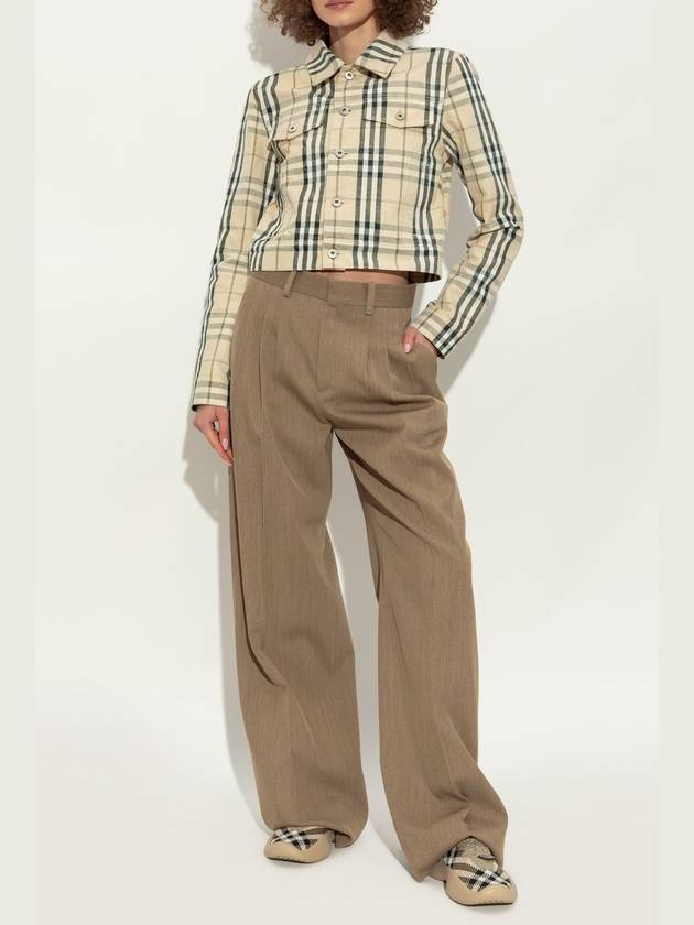 Burberry Check Knit Neptune Low Top Sneakers Sand