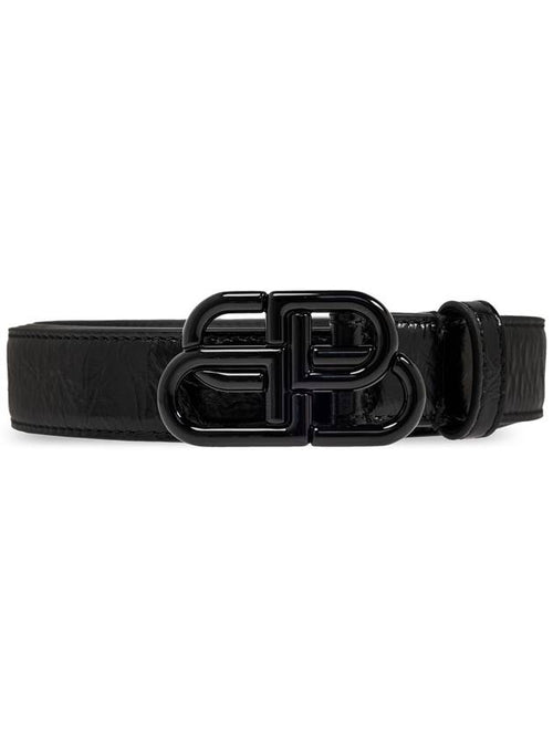 Balenciaga Balenciaga Leather Belt, Women's, Black