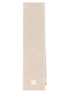 CELINE Triomphe Cashmere Muffler Ivory