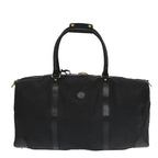FENDI Zucchino Canvas Boston Bag Coated Canvas 2way Black99424
