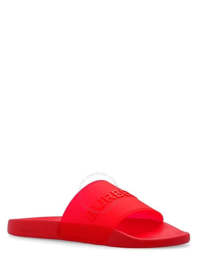 Burberry Burberry Embossed Logo Detailed Slides, Brand Size 44 ( US Size 11 )