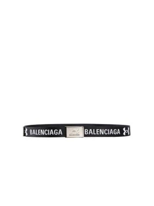 Balenciaga Skater Logo Belt Black