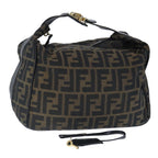 FENDI Zucca Canvas Vanity Hand Bag Brown99910