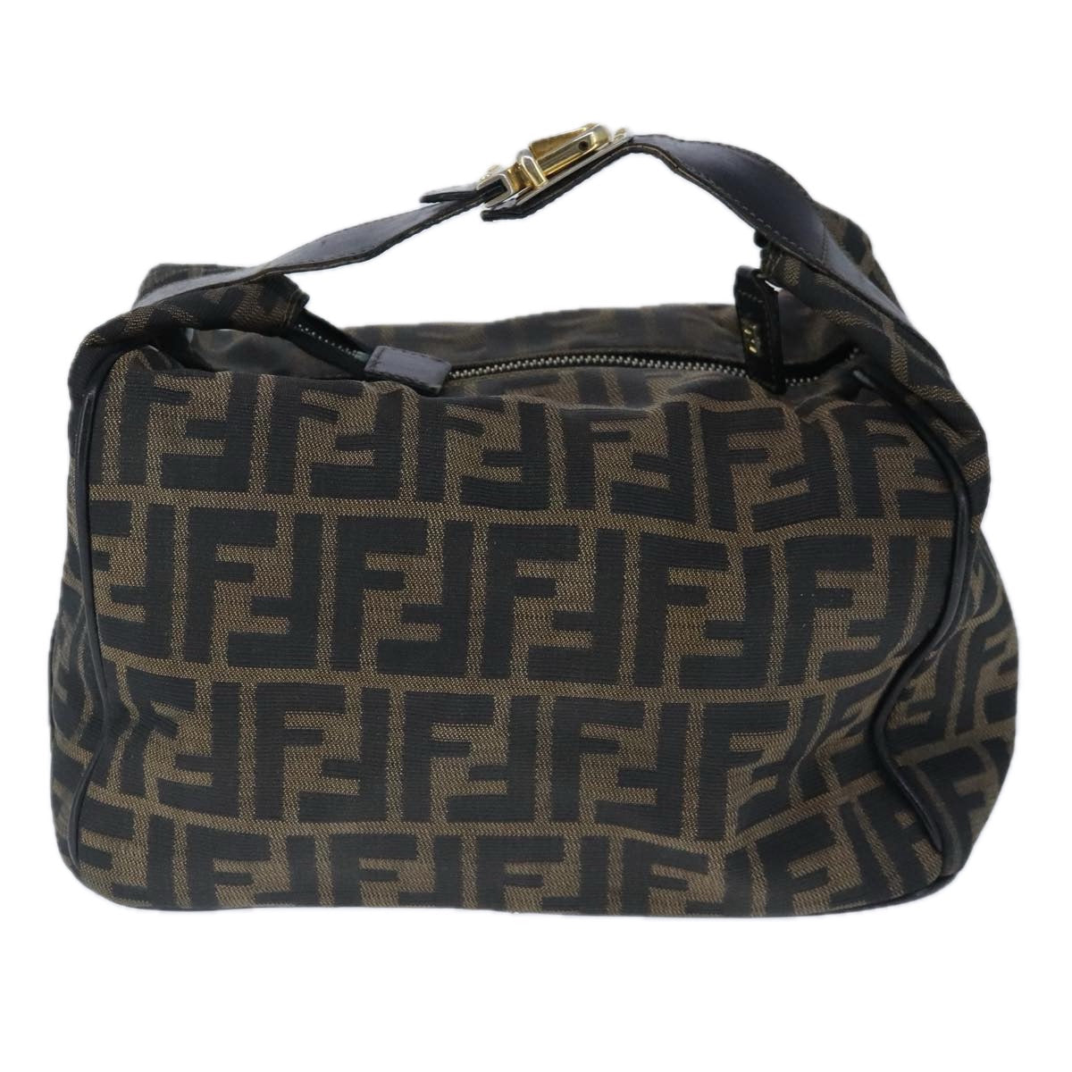 FENDI Zucca Canvas Vanity Hand Bag Brown99910