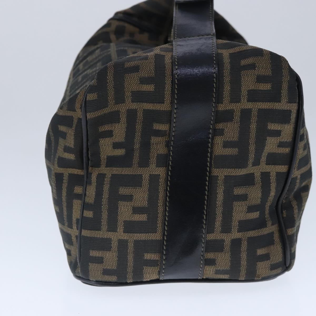 FENDI Zucca Canvas Vanity Hand Bag Brown99910