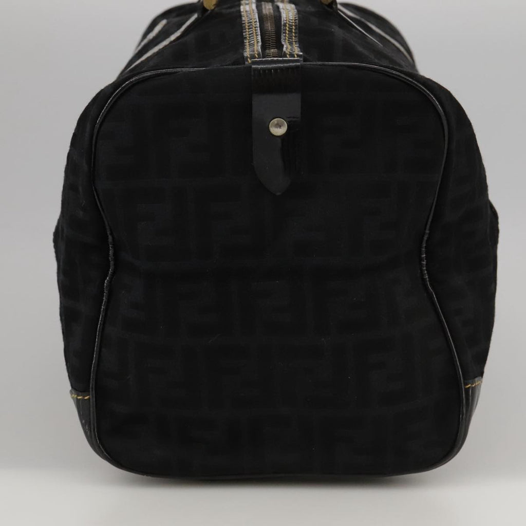 FENDI Zucca Canvas Boston Bag Black99966