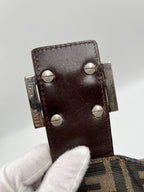 Fendi Mini Mamma Baguette in Brown Zucca Canvas