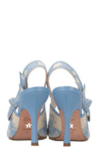 CHRISTIAN DIOR J`Adior Slingback Heels Blue Ivory