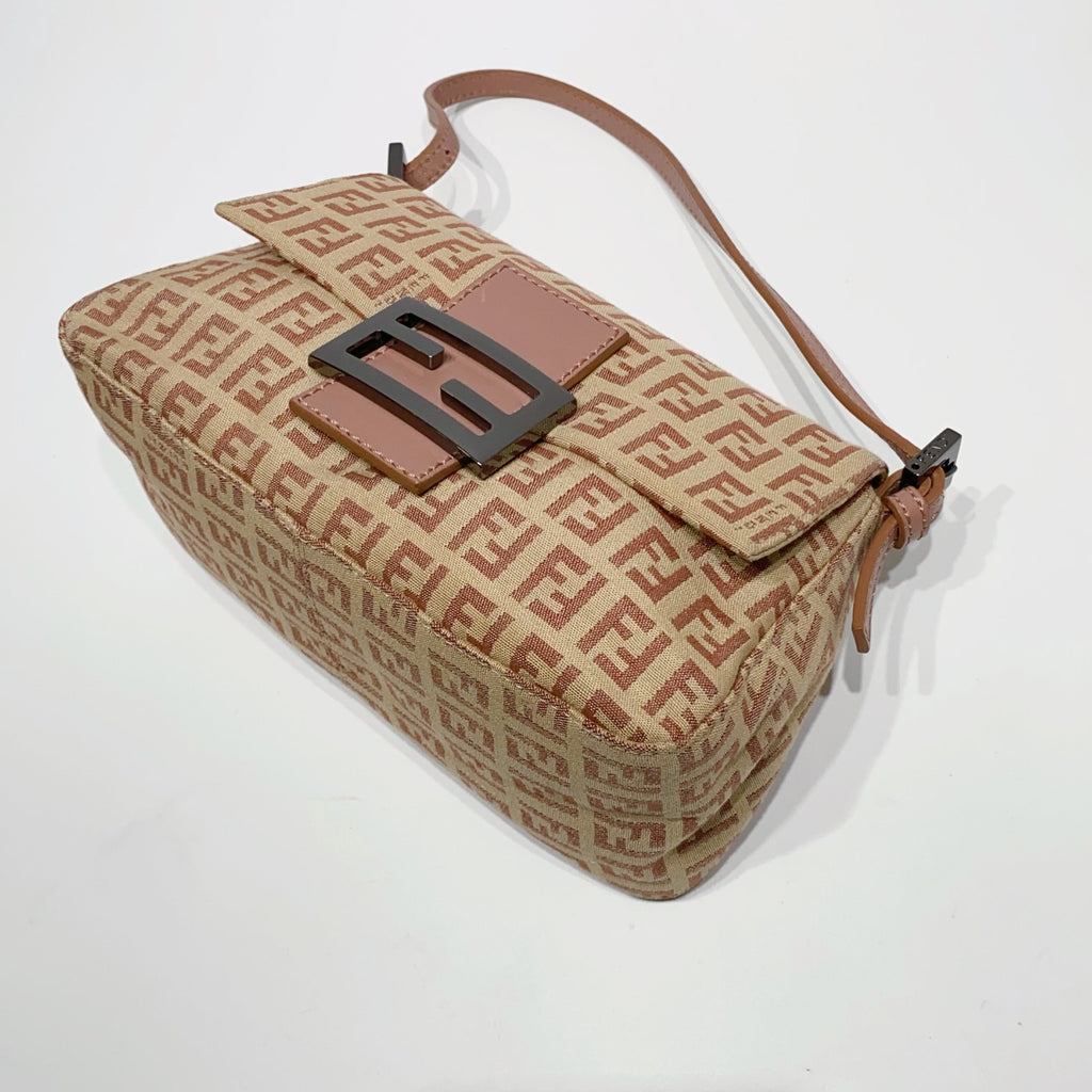No.3972-Fendi Vintage Zucchino Mini Mama Baguette Bag