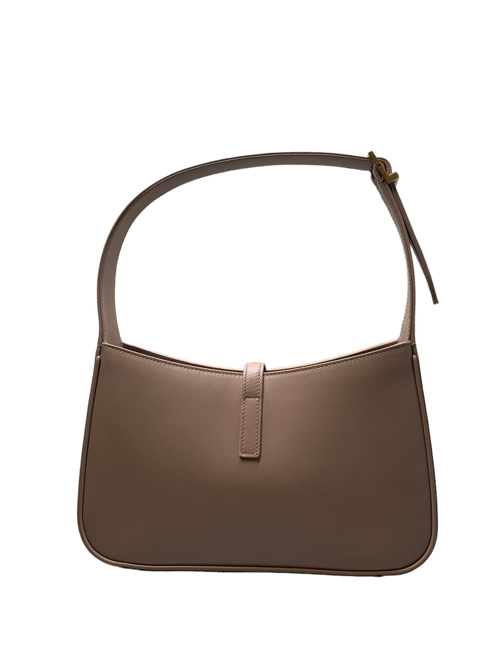 SAINT LAURENT- Le 5 A 7 Hobo Bag in Taupe