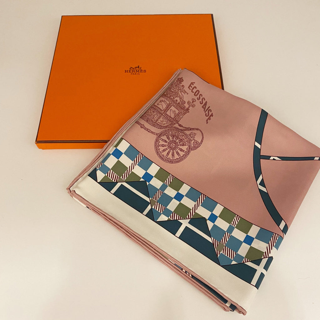 Hermes silk scarf