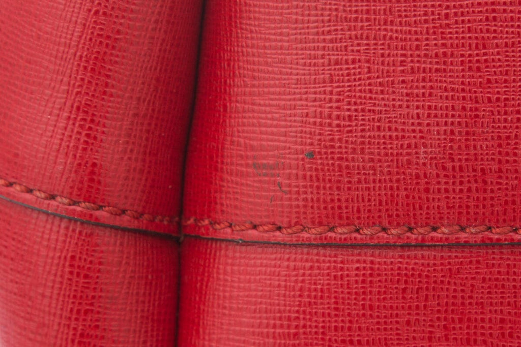 Fendi MONSTER ROLL Red Face Tote