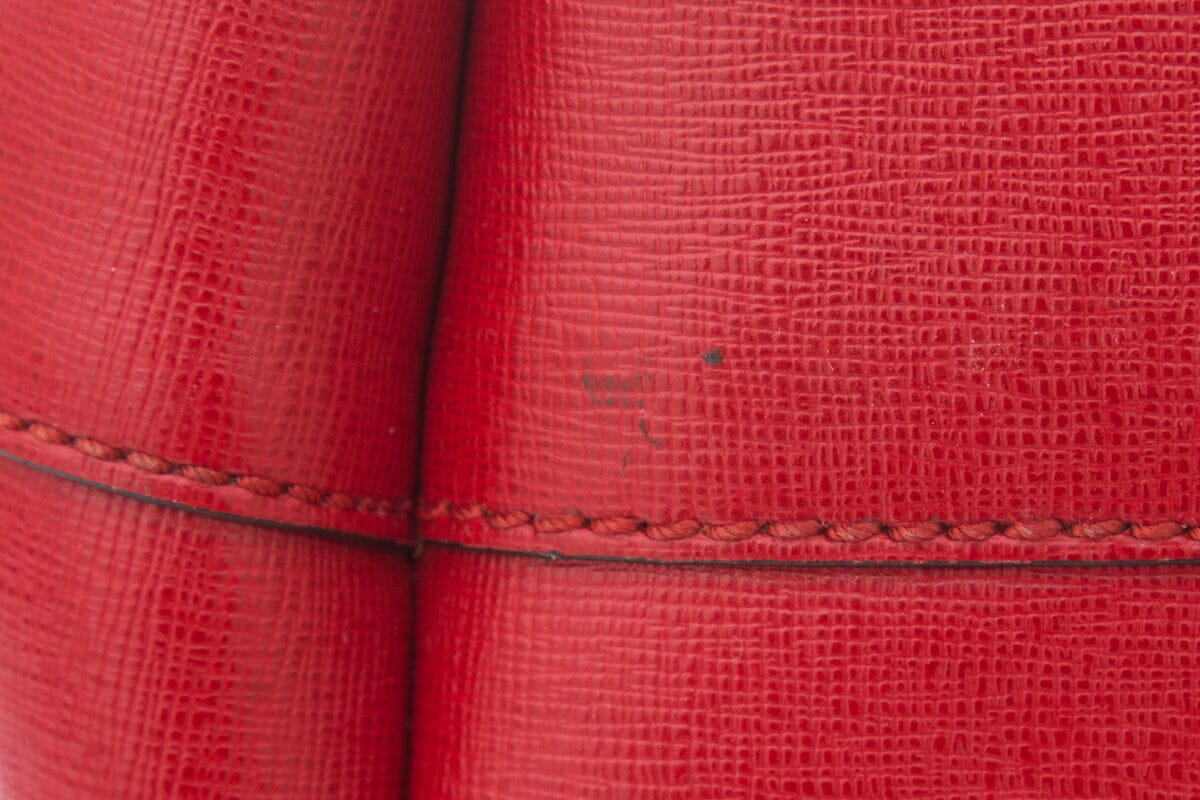 Fendi MONSTER ROLL Red Face Tote