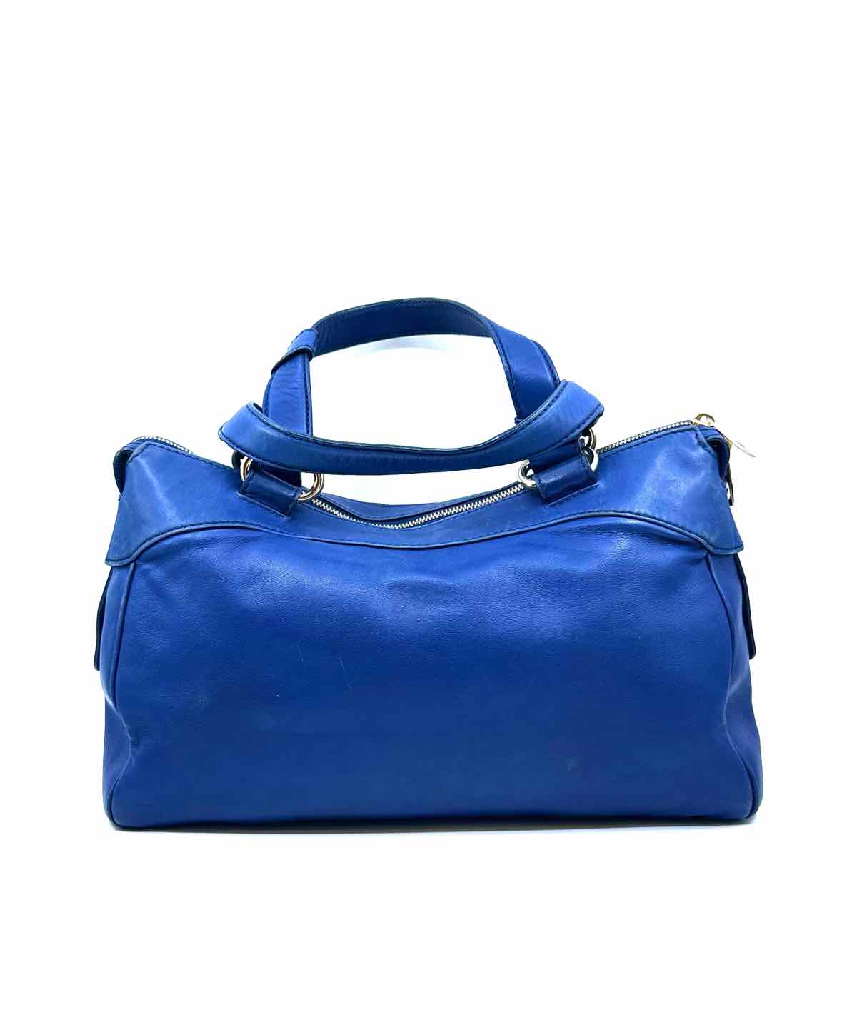 CELINE Blue Leather Handbag
