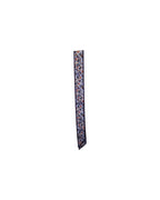 Chloe Floral Printed Scarf in Light Blue Silk