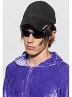 Balenciaga Cotton Base Ball Cap Black