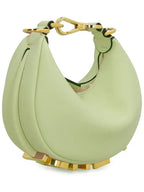 Fendi Nano Fendigraphy Hobo Tote Bag Green