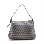 FENDI Mamma Baguette in Navy Zucca Monogram 26325