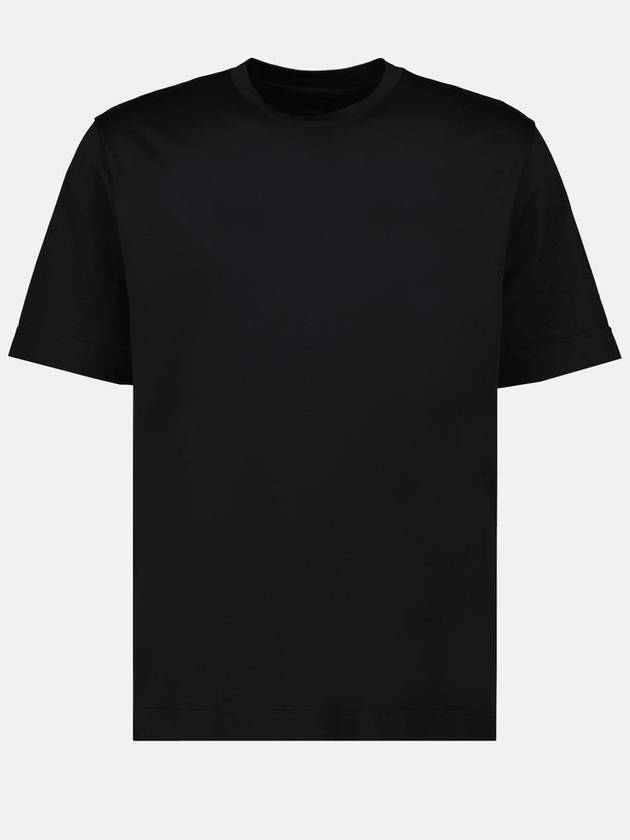 Fendi Staff Only Cotton Short Sleeve T-Shirt Black