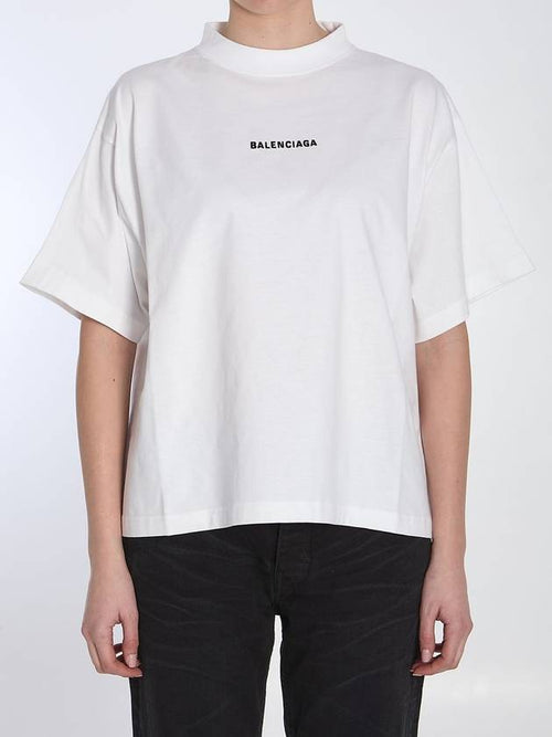 Balenciaga Cropped logo t-shirt