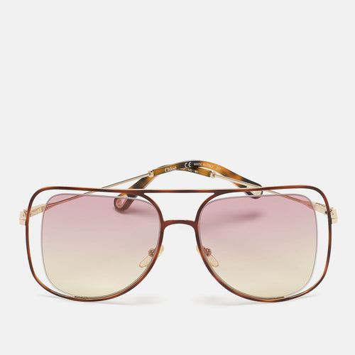 Chloe Pink Gradient Ce130S Poppy Square Sunglasses