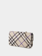 Burberry Bin Wallet On Chain - Burberry - Synthetic Leather - Neutral