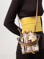 Fendi Mon Tresor FF Embroidered Bucket Bag