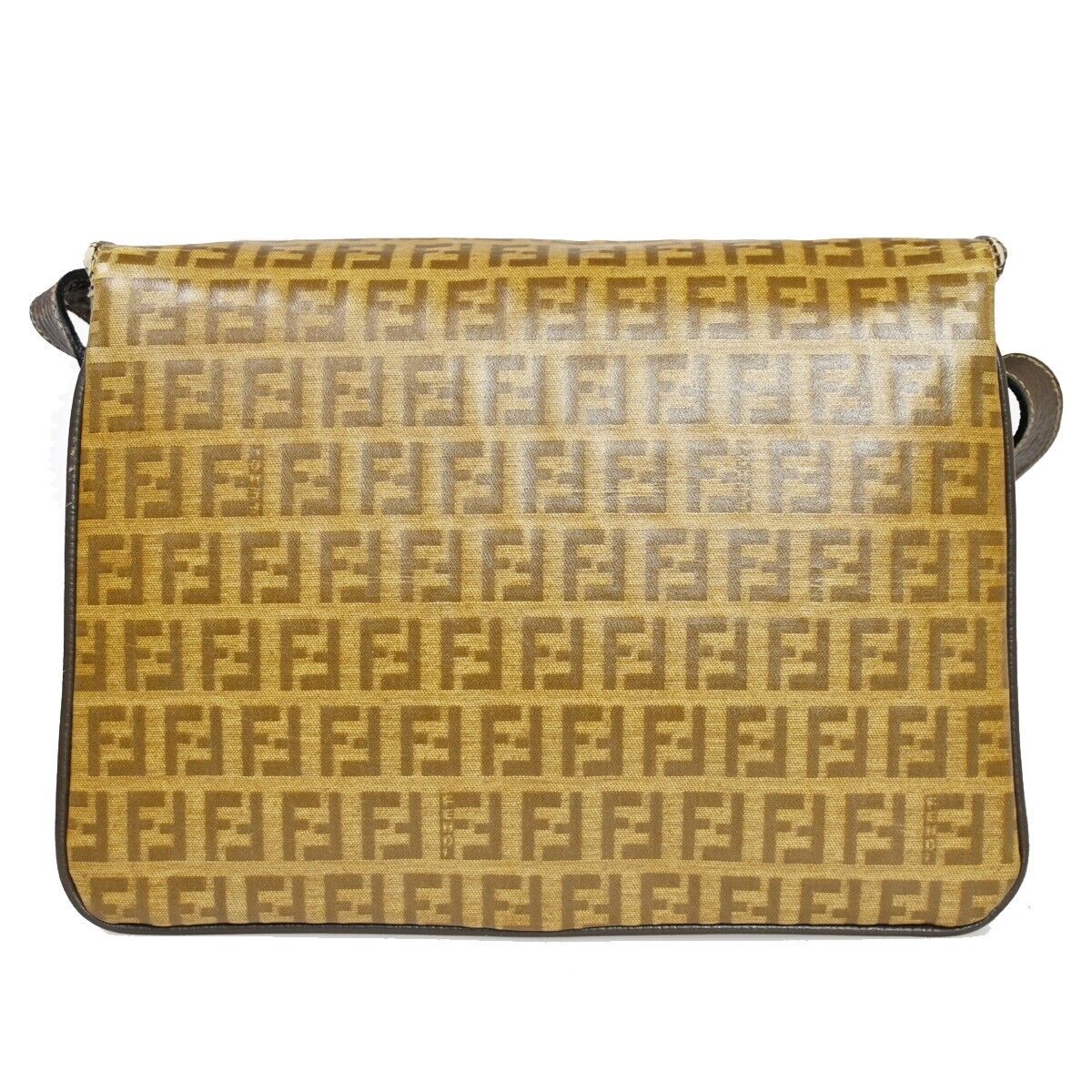 Fendi Zucchino  Canvas Shoulder Bag ()