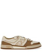 Fendi Match Low Top Sneakers Brown