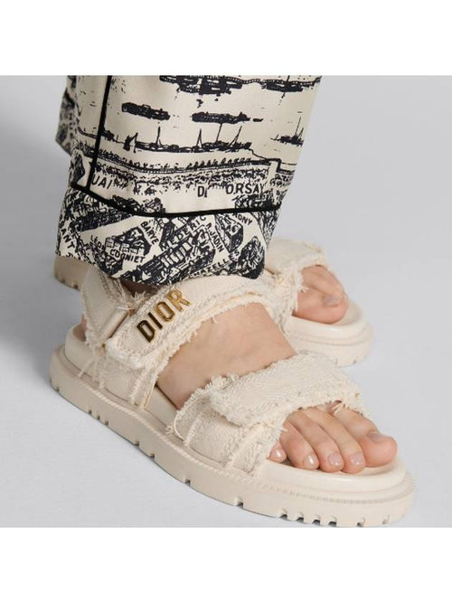 Act Velcro Sandals Ecru Dior