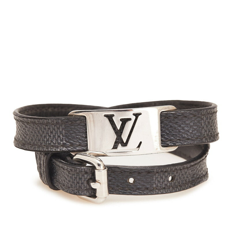 Louis Vuitton Bracelet Sign It Damier Graphite Bracelet