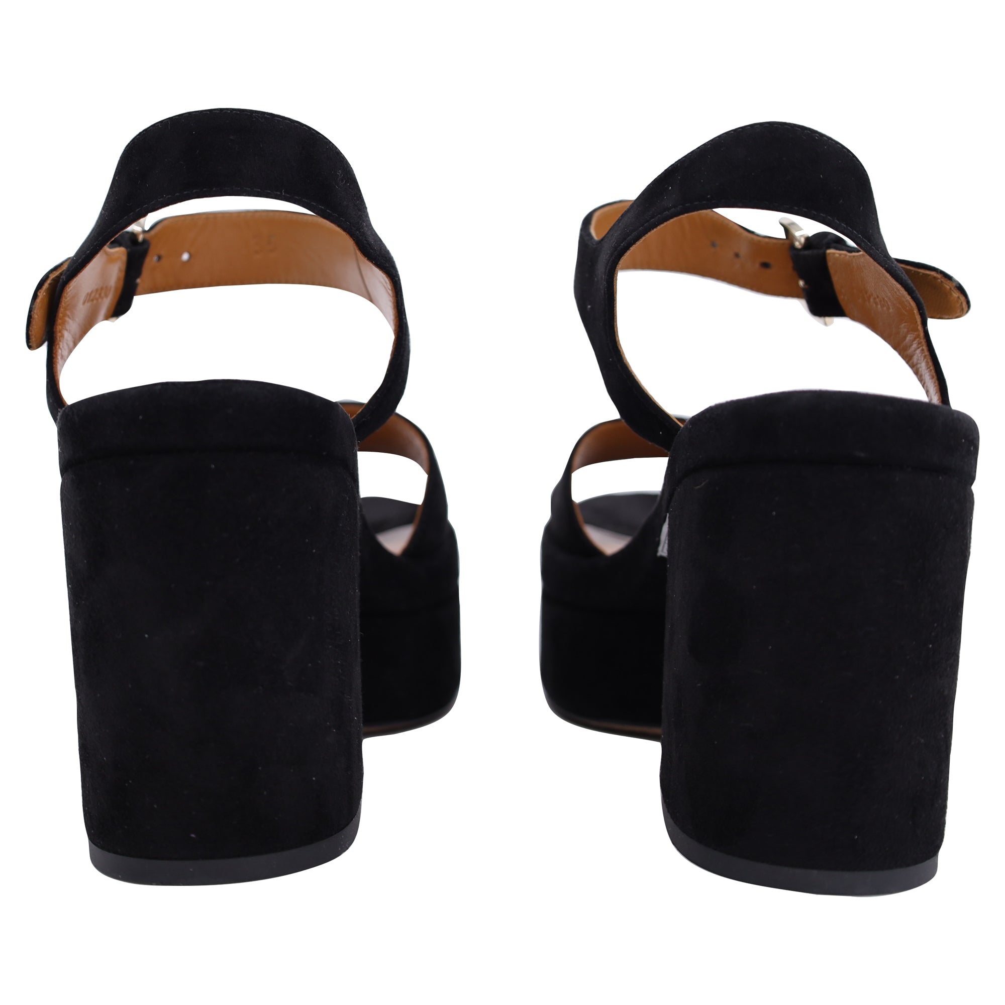 Chloe Odina Sandals in Black Suede