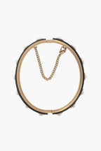 Dior Brass Bracelet With Resin Pearls