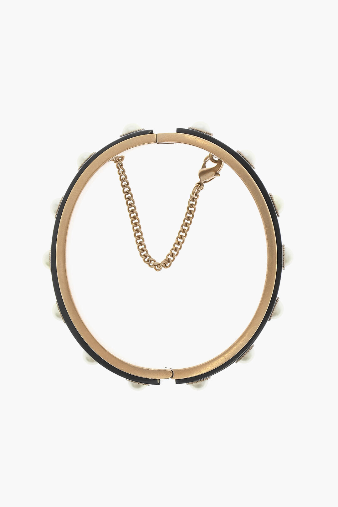 Dior Brass Bracelet With Resin Pearls