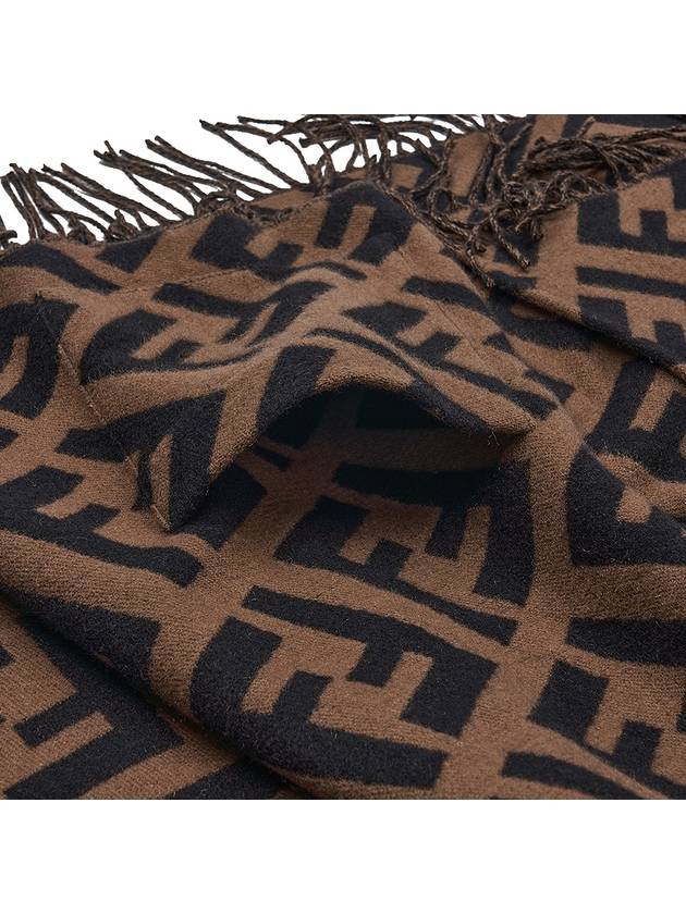 Fendi Brown Cashmere Poncho FXX711AEOSF0QE1
