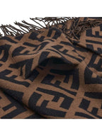 Fendi Brown Cashmere Poncho FXX711AEOSF0QE1