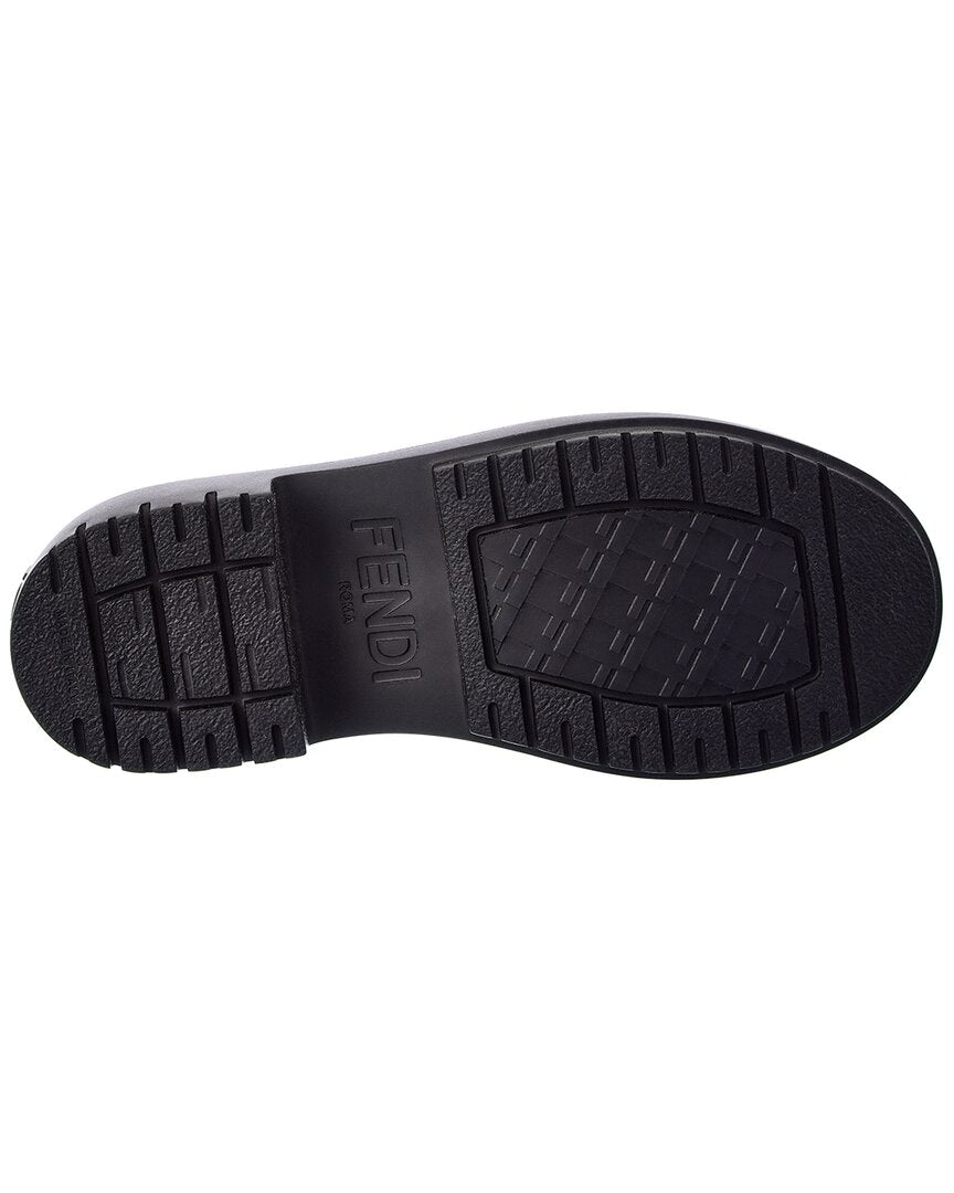 FENDI Fendigraphy Leather Loafer
