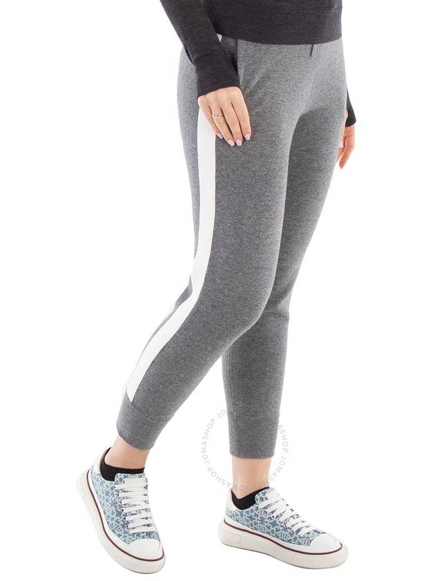 Burberry Burberry Ladies Light Grey Melange Jogger Pants, Size XX-Small