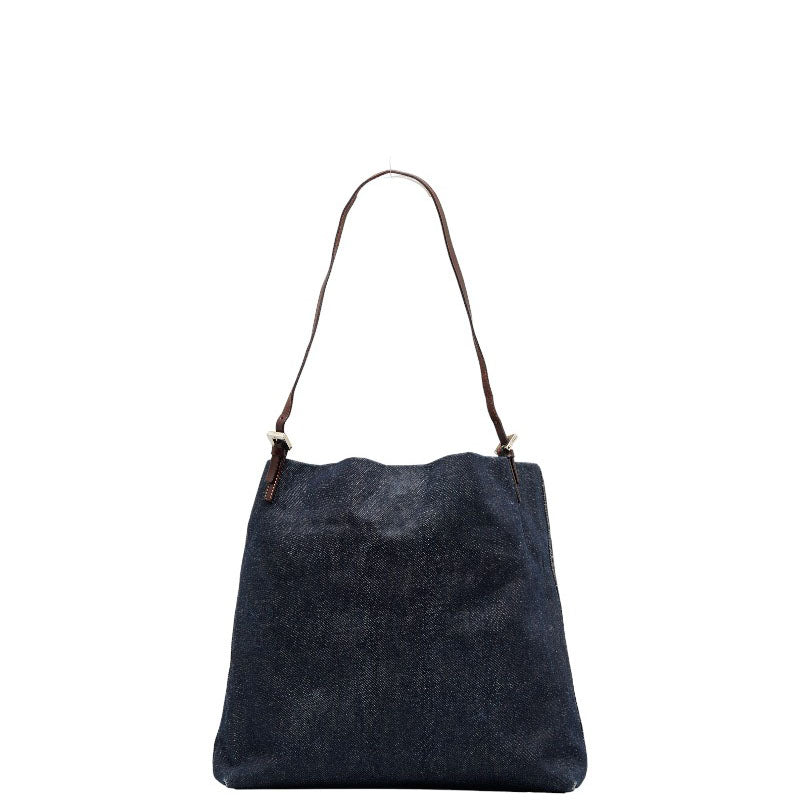 FENDI FENDI 26633 Shoulder Bag Canvas/Laser Indigo Blue Ladies Fender