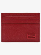 Fendi FF Baguette Card Wallet Red