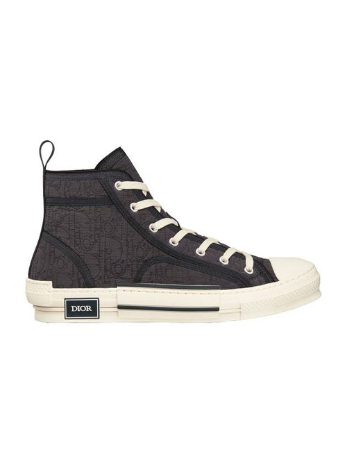B23 Oblique Kumo High Top Sneakers Black Dior