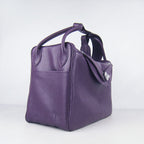 Hermes Lindy 34cm handbag 6208 purple Silver