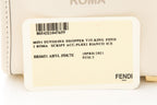 Fendi White Mini Sunshine Shopper Cross-Body