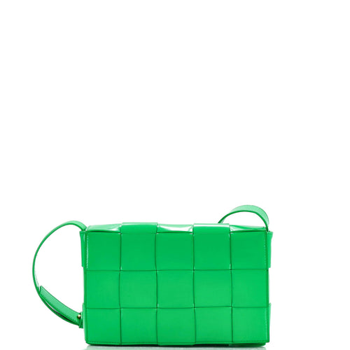 Bottega Veneta Cassette Crossbody Bag Maxi Intrecciato Leather