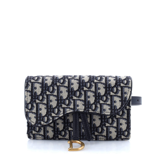 Dior Saddle Rectangular Belt Bag Oblique Canvas